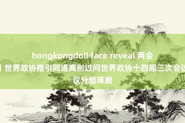 hongkongdoll face reveal 两会受权发布丨世界政协指引同道离别过问世界政协十四届三次会议分组琢磨