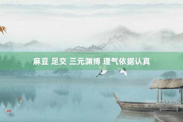 麻豆 足交 三元渊博 理气依据认真